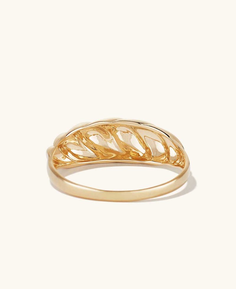 Thin Crescent Ring